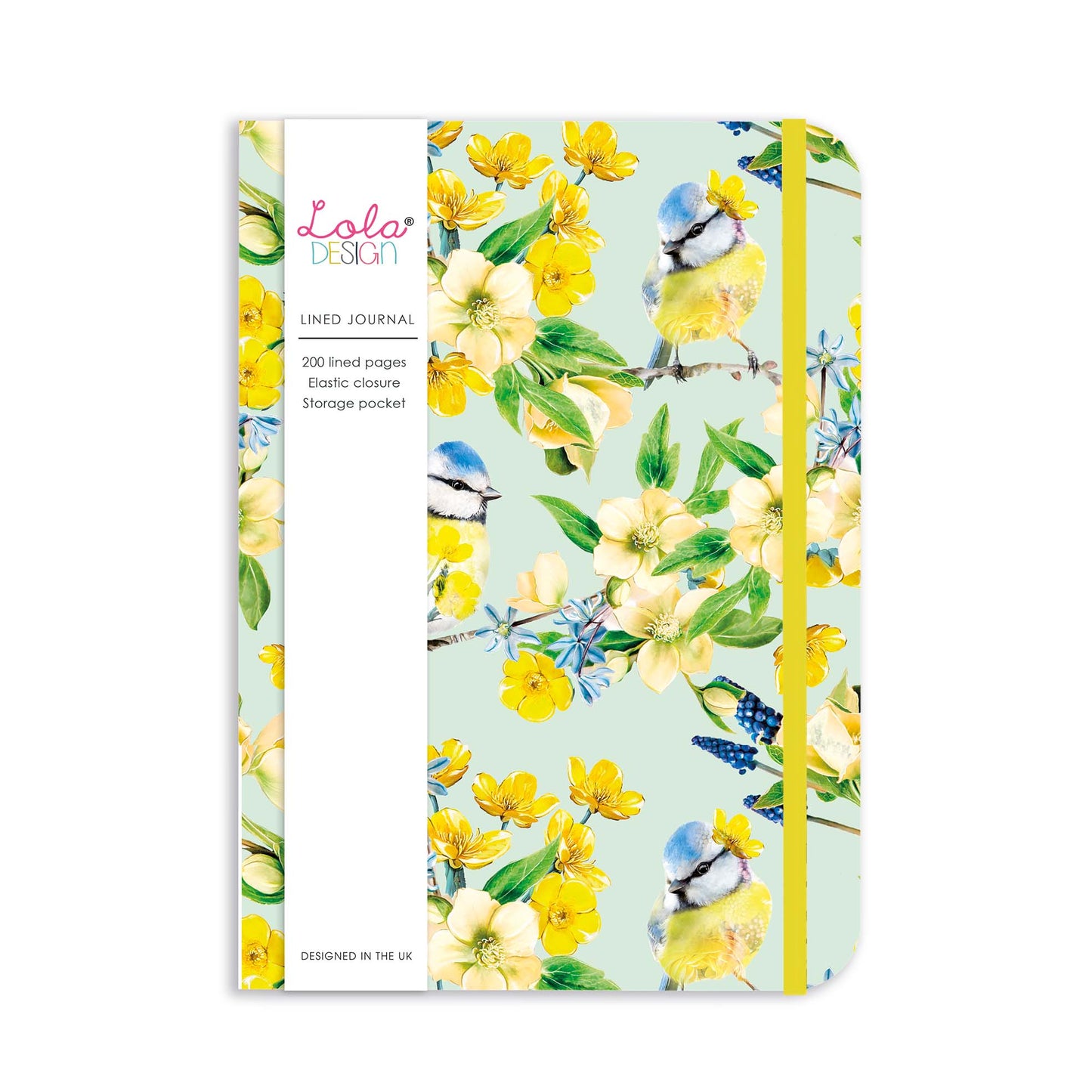 Botanical Blue tit muistikirja