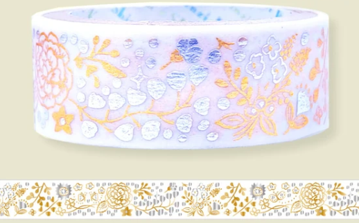 Flower memories washi teippi
