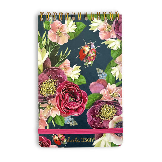 Botanical Ladybird notepad
