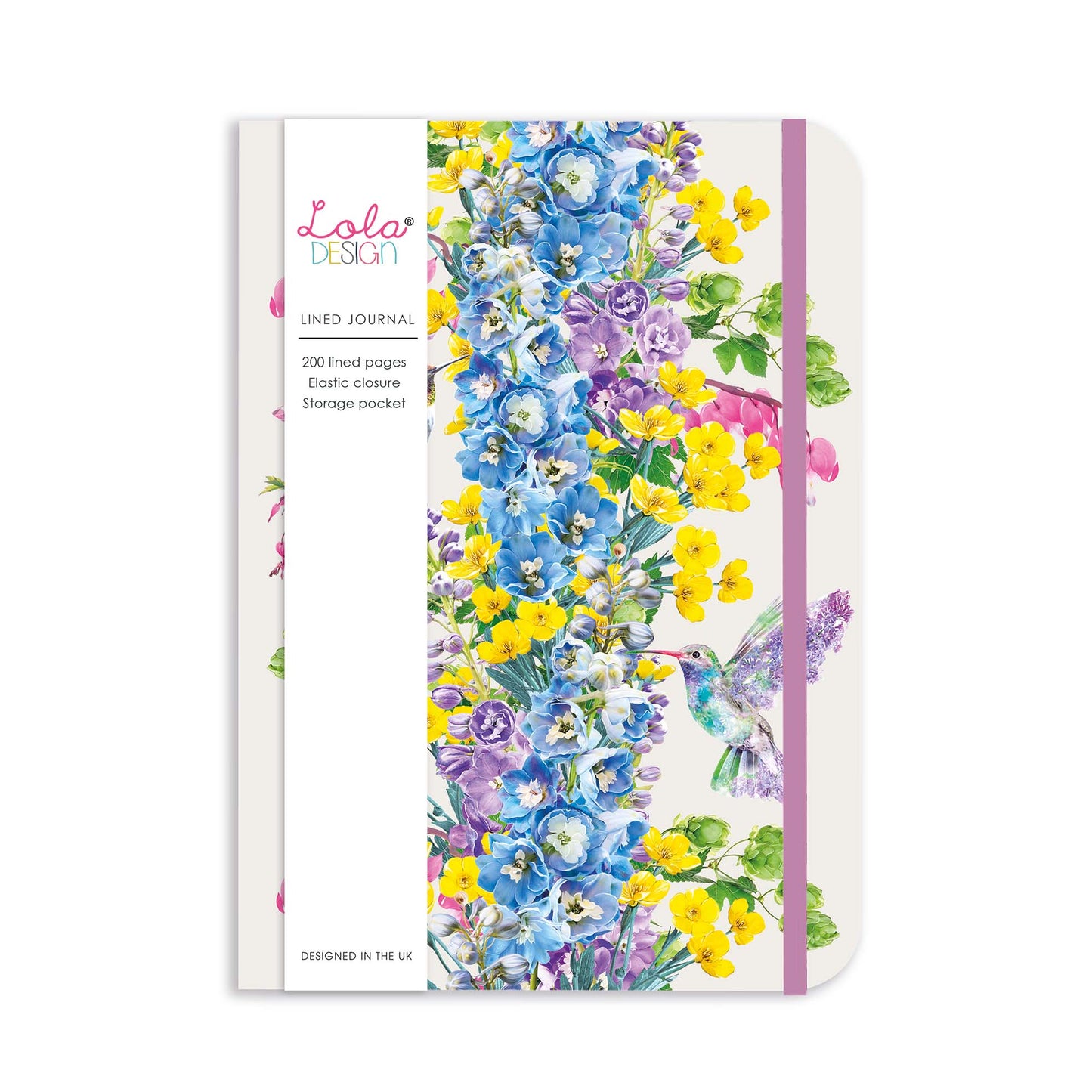 Hummingbird Floral muistikirja