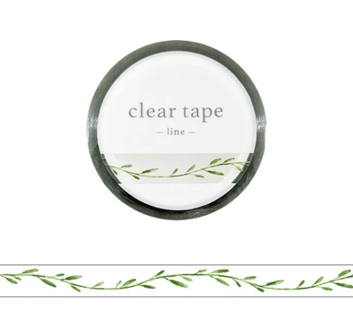 Olive line washi teippi